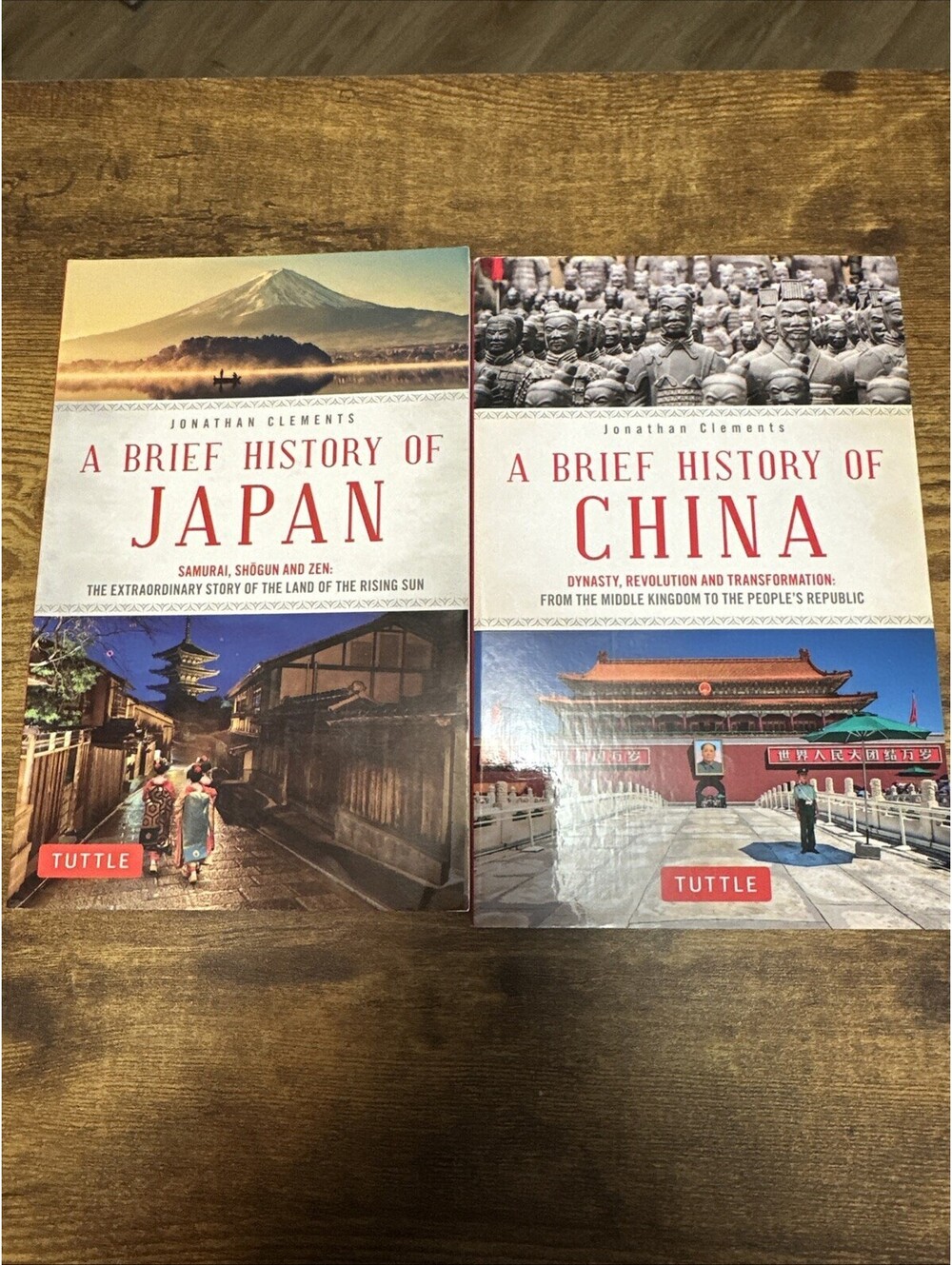 A Brief History of Japan & China Books lot Of 2 Samurai, Shogun and Zen